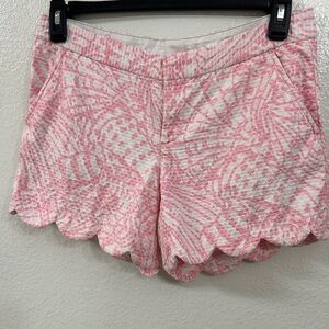 Lilly Pulitzer Sea Cups Hubba Bubba Buttercup Shorts Size 4